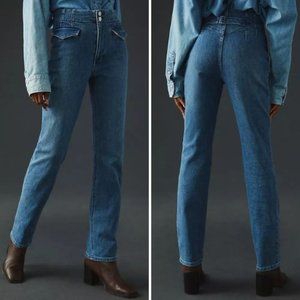 NWT Anthropologie Maeve Bombshell Slim Straight Jeans | 32